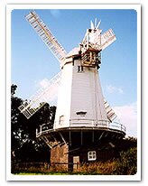 A view of the windmill from the field